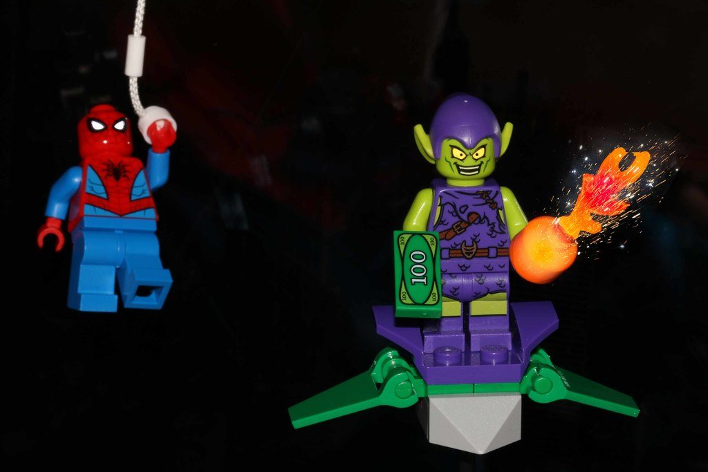 Spiderman and Green Goblin